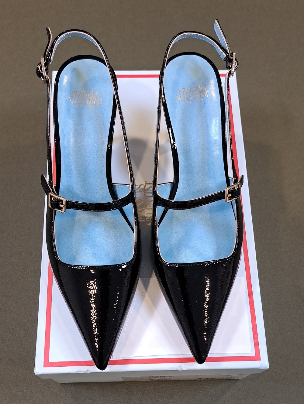 Frances Valentine Vivi Pump - Color: Black - Size: 7 - Picture 3 of 11